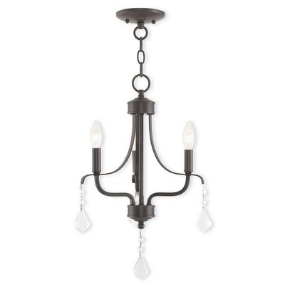 Livex Lighting Callisto 3 - Light Chandelier in  Brushed Nickel