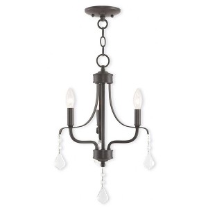 Livex Lighting Callisto 3 - Light Chandelier in  Brushed Nickel - 1 of 4
