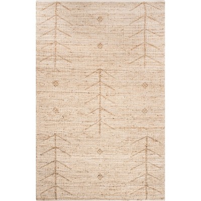 Nuloom Amaranth Arrow Cotton/Jute Area Rug