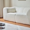 GDFStudio Lenne 76.38'' Modern 2-Seater Velvet Upholstered Sofa with Pillows - 4 of 4