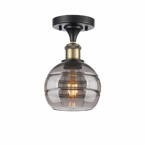 Rochester - 1 Light Semi-Flush Mount In Industrial Style-9.13 Inches Tall and 5.88 Inches Wide - 1 of 1