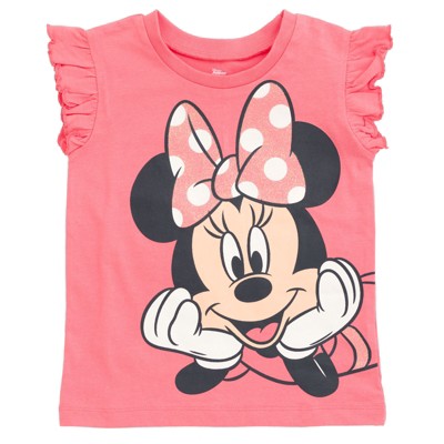 Disney Minnie Mouse Tank Top and Twill Shorts Outfit Set Toddler to Big Kid, 3 of 8