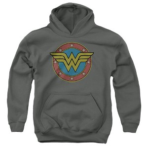 Boys’ DC WW Vintage Emblem Hooded Sweatshirt - 1 of 4