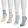 MUK LUKS Women's Set of 4 Spring Lounge Sock - 2 of 3