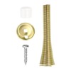 Unique Bargains Spring Steel Thickened Rubber Head Anti-Rust Plating Flexible Door Stop 12 Pcs - 4 of 4