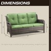 UPTIOT 73'' Wicker Outdoor Patio Sofa - 4 of 4