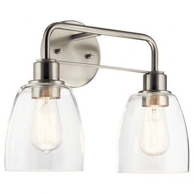 Kichler Lighting Meller 2 - Light Vanity in  Nickel Textured