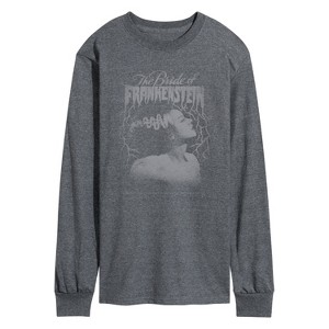 Men's - Universal - Tonal Bride Of Frankenstein Long Sleeve Graphic T-Shirt - 1 of 3