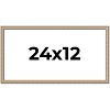 PosterPalooza | Panoramic Minimalist Silver Picture Frame - UV Acrylic, Foam Board Backing, Hanging Hardware - 2 of 4