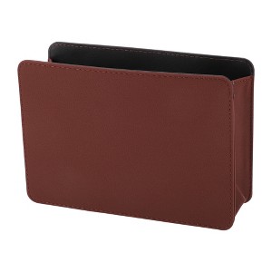 Unique Bargains Car Trash Can Hanging Car Door Back Seats Faux Leather Trash Bin 1 Pcs - 1 of 4