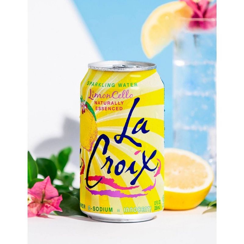 LaCroix Sparkling Water LimonCello - 8pk/12 fl oz Cans, 3 of 10