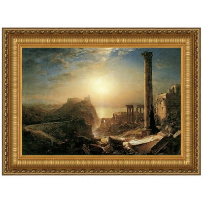 Design Toscano Syria by the Sea, 1873: Canvas Replica Painting: Large