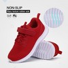 TIME HOLLOW Red Breathable Athletic Running Shoes - 2 of 3