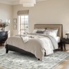 Lahome Vintage Vine Center Full Coverage Short Pile Velvet Rectangular Indoor Area Rug - 3 of 4