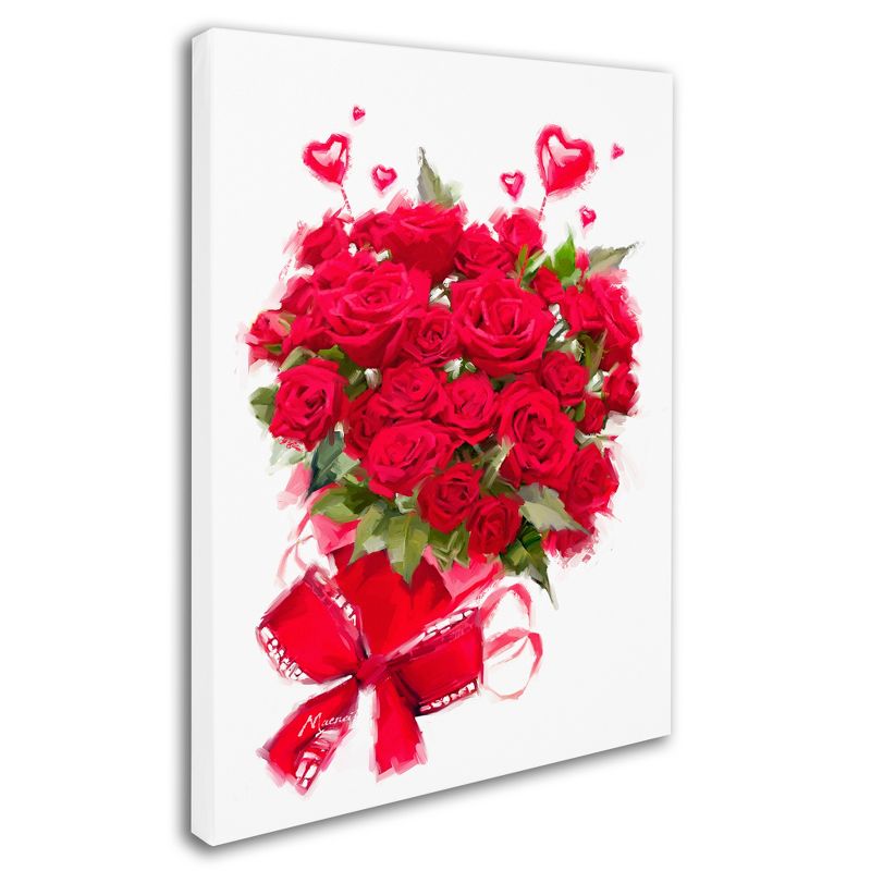Trademark Fine Art -The Macneil Studio 'Valentine Roses' Canvas Art, 1 of 4