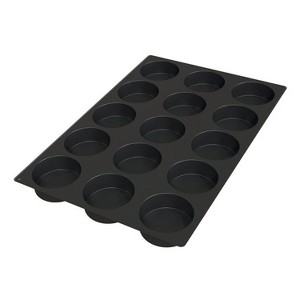 Silikomart Silicone Baking Mold, Disc 4.13" Diameter x 1.57" High, 15 Cavities - 1 of 3