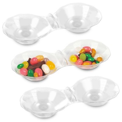 Smarty Had A Party 96 Oz. Clear Diamond Design Round Disposable Plastic  Bowls (24 Bowls) : Target