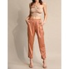 Women's Straight Leg Satin Pants - GiGiO - 3 of 3