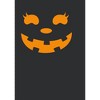 Juniors Womens CHIN UP Halloween Jack o' Lantern Face T-Shirt - image 2 of 4