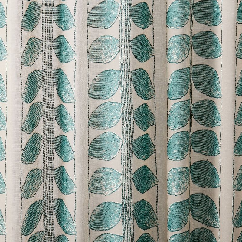 1pc Sheer Vines Burnout Window Curtain Panel Green - Opalhouse™ designed with Jungalow™, 4 of 9