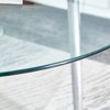 Nicbex Dining Table Set for 4 Kitchen Table Modern Luxurious Round Tempered Glass Dining Table Set with 4 Dining Chair - 4 of 4