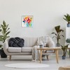 Stupell Industries Paint Drip Florals, 17" x 17" - 2 of 4