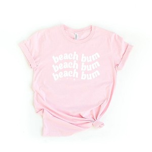 Simply Sage Market Women's  Beach Bum Wavy Short Sleeve Graphic Tee - 1 of 3