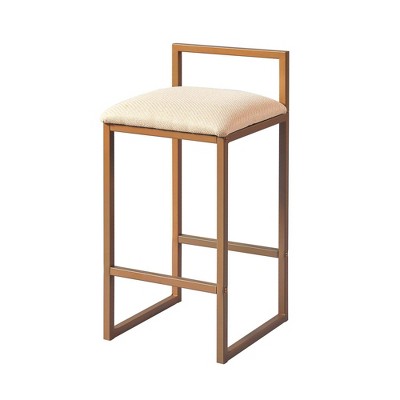 Elegant Faux Marble & Brass Finish Bistro Dining Set with 2 Padded Chairs