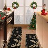 Christmas Doormat Xmas Deer and Snowflake Print Door Mat Entryway Floor Mats - 2 of 4