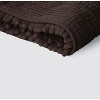 Home Mart Goods 2 Piece Set Brown Soft Cozy Plush Chenille Bath Mat Bathroom Rug - 3 of 4