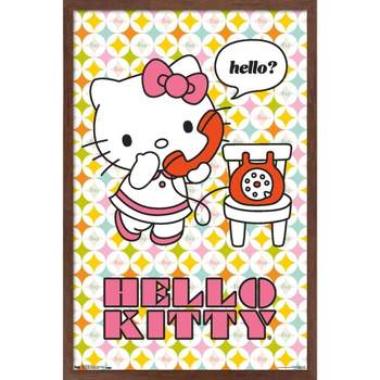 Silver Buffalo Hello Kitty Heart Box Sign Wall Art, 6 x 6 Inches - Pink,  HK1789CC