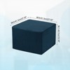 Unique Bargains Elastic Living Room Bedroom Square Foot Stool Cover - 2 of 4