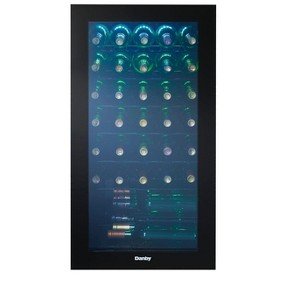 Danby 36 Bottle Free-Standing Wine Cooler in Black DWC036A2BDB-6 - 1 of 3