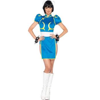 Street Fighter Chun-Li Deluxe Women's Costume, Small/Medium