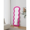 VYNXARIA Full Length Mirrors - 63"x24" Rose Mirror with Artistic Wavy Frame - 2 of 4