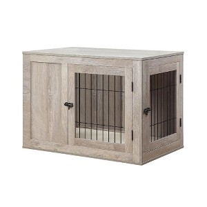 unipaws Double Doors Dog Crate - 1 of 4