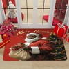 Lomsoe Vintage Santa Claus Doormat, Heavy-Duty Non-Slip Entry Mat with Absorbent Sponge Layer,Indoor Outdoor Holiday Welcome Mat. - 2 of 4