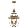 Livex Lighting Monterey 3 - Light Pendant in  Antique Brass - 2 of 4