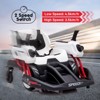 360°Rotation Electric Ride-on, 2.4G Remote Control, Blue Laser Shooting Sound, Bilateral Steering Control Handle, 12V 7AH Rechargeable Battery - 3 of 4