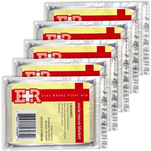 Mylar Thermal Blanket for Hypothermia - 90% Heat Retention - 1 of 4