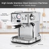 SEVOBAL Espresso Makers 20 Bar Espresso Machine with Milk Frother and Adjustable Steam Wand for Lattes and Cappuccinos, Silver, 11.81"*11.18"*13.19" - 4 of 4