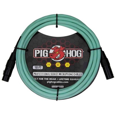 PIGHOG HEX SERIES MIC CABLES 10FT SEAFGR