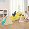 Safstar 5 in 1 Montessori Triangle Set 3PCS Wooden Toddler Climbing Playset w/ Nesting Large - 4 of 4