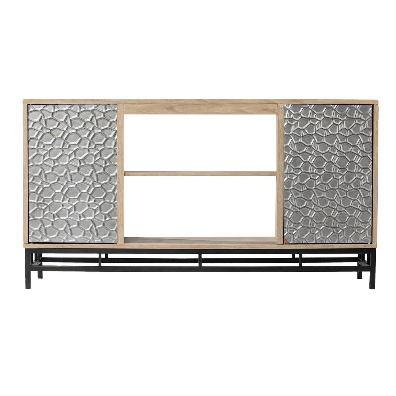 Dernal Media Console with Storage Natural - Aiden Lane, 5 of 13