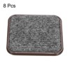 Unique Bargains Reusable Felt Square Furniture Sliders for Carpeted Tile - 3 of 4