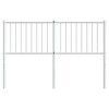 vidaXL 35.4-Inch Metal Headboard for Full Size Beds, Durable Steel Construction Headboard for Modern Minimalist Bedroom, Easy Assembly, White - 4 of 4