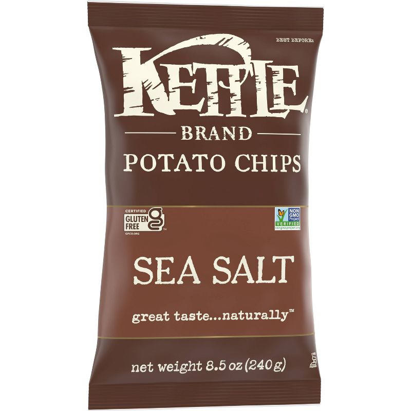 Kettle Brand Potato Chips Sea Salt Kettle Chips - 8.5oz, 5 of 12