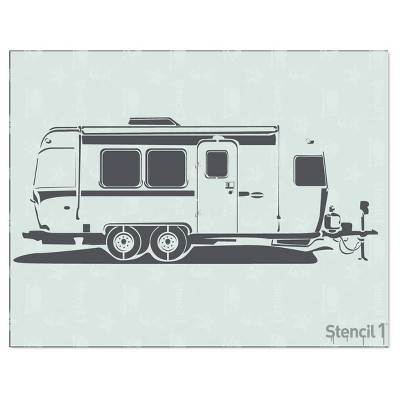 Stencil1 Airstream - Stencil 8.5" x 11"