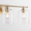 Quorum Lighting Tribute 3 - Light Vanity in  Aged Brass - 4 of 4