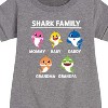 Girls' - Baby Shark - Types Of Sharks Graphic Short Sleeve Fleece Dress - 2 of 4